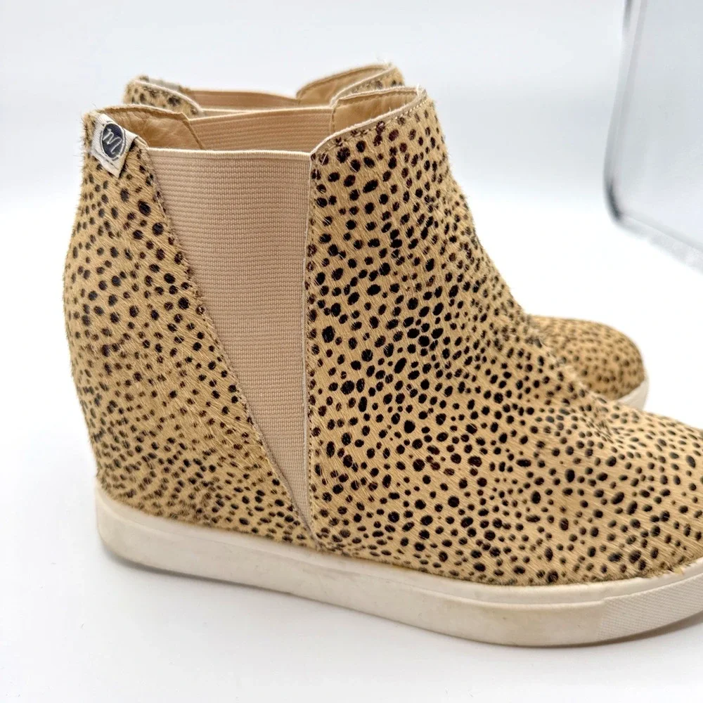 Coconuts by Matisse Spencer Hi-Top Slip-On Shoe Size 7.5M cheetah women